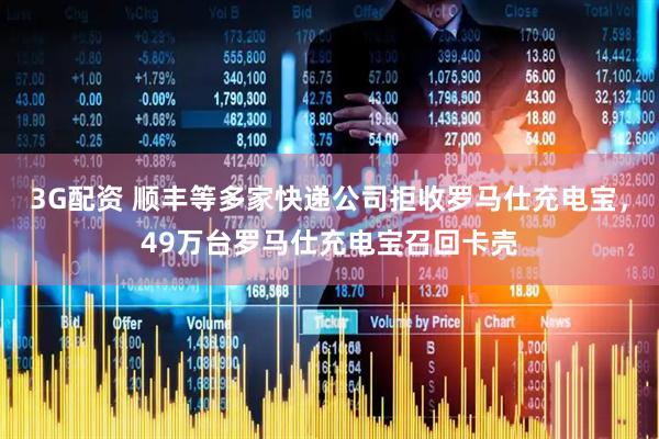 3G配资 顺丰等多家快递公司拒收罗马仕充电宝，49万台罗马仕充电宝召回卡壳